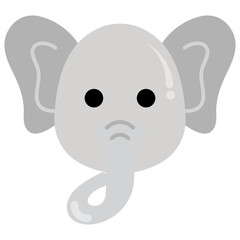 Cute Elephant Flat
