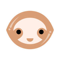 Cute Sloth Flat
