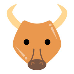 Cute Bull Flat