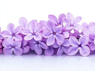 Lilac blossoms in soft focus