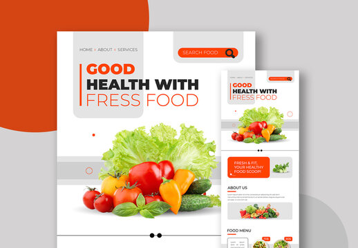 Fresh Food Newsletter Template