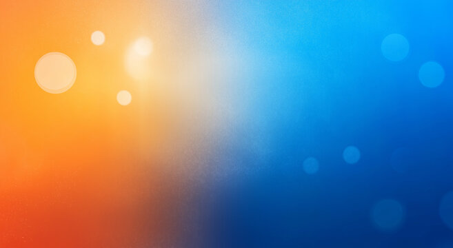 Fundo desfocado em gradiente azul e laranja adequado para v&aacute;rios usos