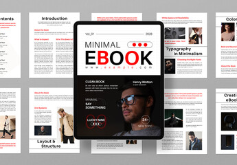 Welcome Ebook Template Design Magazine Layout