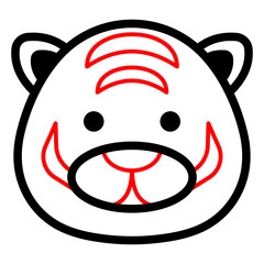 Cute Tiger Dual Tone