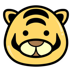 Cute Tiger Filled
