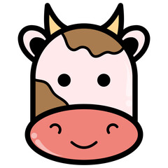 Cute Cow Filled