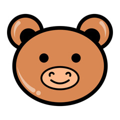 Cute Bear Filled