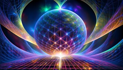 Obraz premium abstract fractal background