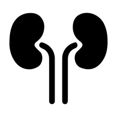 kidneys glyph icon