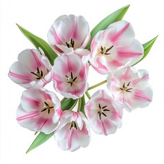 Pink and White Tulip Bouquet