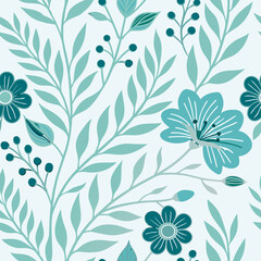 Floral Seamless Vector