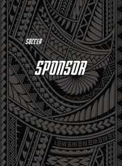 Grunge Abstract Geometric Vector Pattern for Sports Jersey Sublimation