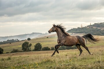 arabian run horse prompts image