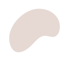 シンプルでおしゃれなナチュラルカラーの抽象的な形 - 液体シェイプの背景や装飾の素材 - Blob