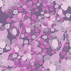 Floral and Leafy Textures in Beautiful Color Harmony