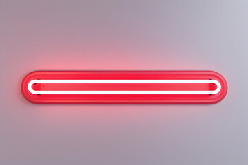Obraz premium Neon laser line, glowing streak with light. Red ray line with light effect. Techno futuristic impulse line isolated on transparent background. Vector illustration.