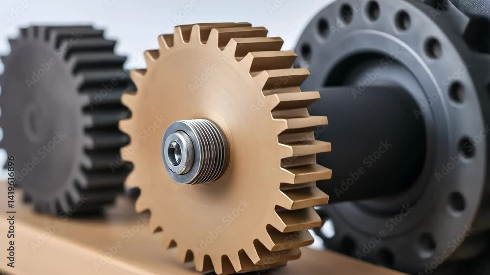 Aufkleber precision gears in mechanical engineering essential components for quality control in industrial mac