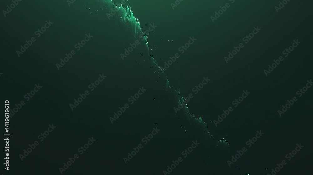 Aufkleber abstract representation of underwater currents creating a serene and mysterious atmosphere