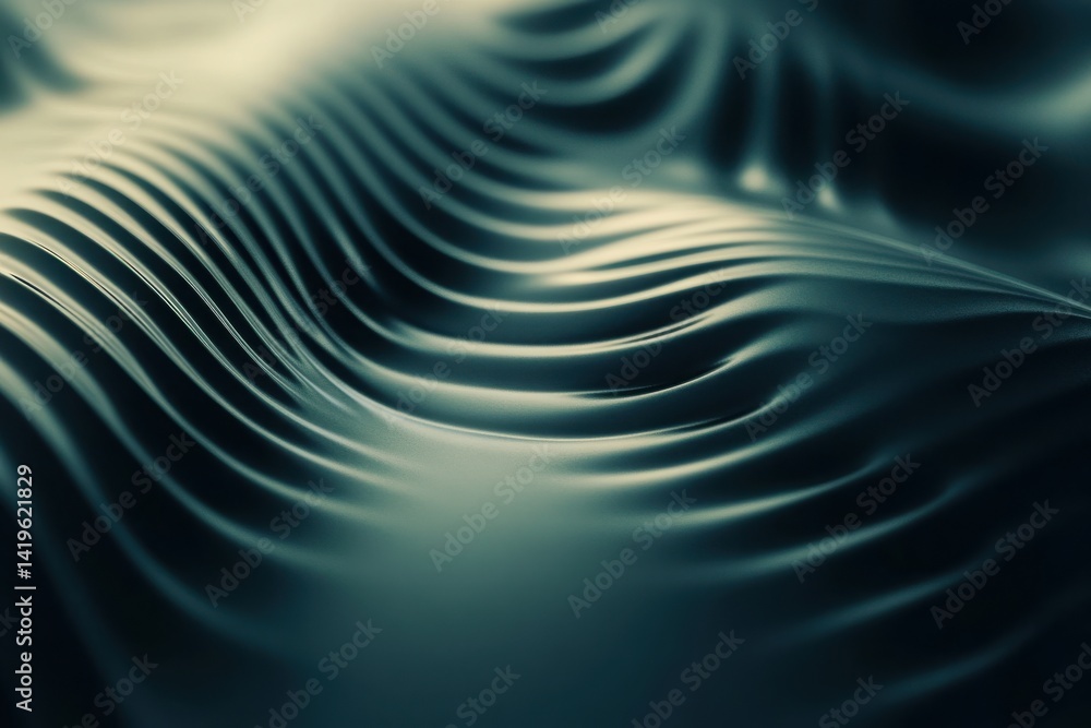 Poster abstract backdrop featuring a gentle and rippling gradient surface.