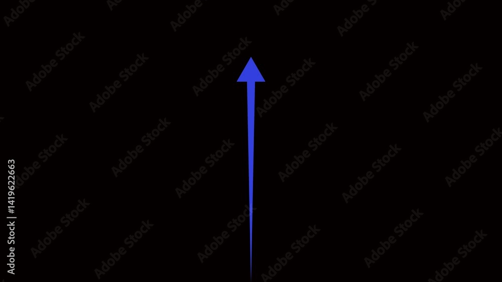 Poster arrow icon animation. animated up arrows, direction arrows, technology concept.