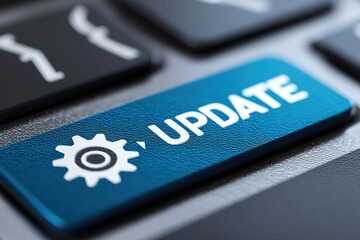 Update software application upgrade technology concept. Software update or Operating system