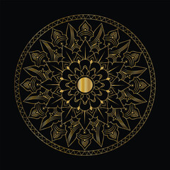Black & Gold Mandala Wallpapers – Luxury Theme