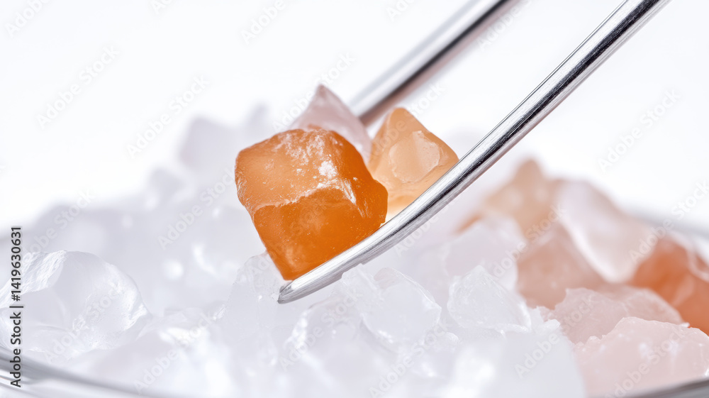 Poster high quality control is essential when handling various types of crystals, showcasing their unique t