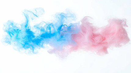 Colorful Cotton Candy Cloud Abstract Art