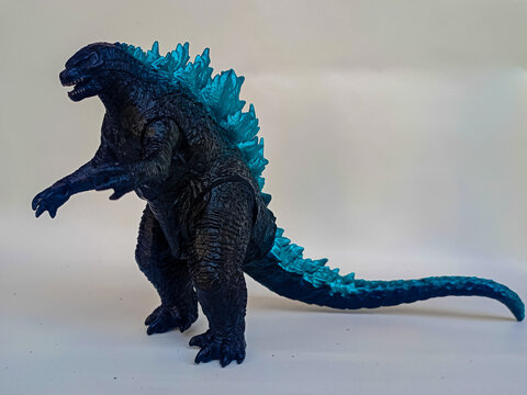 Godzilla King of the Monsters figure toy. Godzilla is a giant monster or daikaiju originating from a series of tokusatsu films of the same name from Japan.
Bandung-Indonesia,04-19-2025