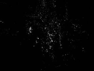 White powder or flour splash isolated on black background freeze stop motion object design. Design element for kitchen, bakery, advertising, Powder sugar explosion or splash png, falling flour, salt.