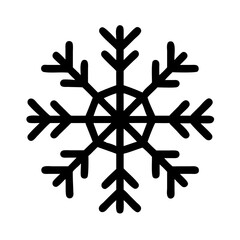 Winter snowflake christmas snow ice crystal frost flake cold december holiday season design vector art