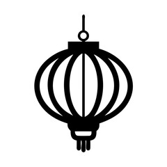 Illustration of chinese lantern oriental lantern paper lantern festival celebration light hanging