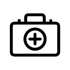 First aid kit medical emergency healthcare hospital doctor nurse aid box cross medicine kit bag case