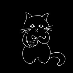 animal, cat, cute, pet, feline, kitty, isolated, domestic, happy, background, adorable, design, portrait, kitten, illustration, looking, face, white background, tabby, vector, white, funny, fur, sweet