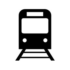 Train subway transportation public transport railway vehicle travel journey commuter icon symbol graphic