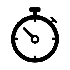 Stopwatch timer time clock countdown chronometer deadline urgency speed race competition tool icon