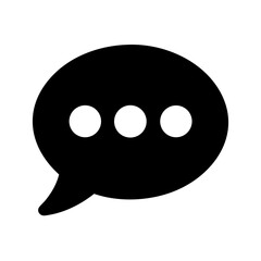 Chat bubble icon vector message communication dialog speech bubble talk conversation discussion comment 90