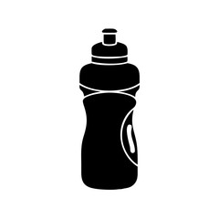 sports drink bottle icon, sports drink bottle silhouette vector illustration-simple silhouette illustration of sports drink bottle, perfect for sports drink bottle logos and icons