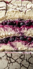 Blueberry Cream Cake