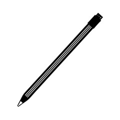 pen refills icon, pen refills silhouette vector illustration-simple silhouette illustration of pen refills, perfect for pen refills logos and icons