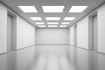 Fototapeta premium Empty modern space