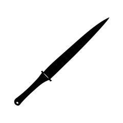 letter opener icon, letter opener silhouette vector illustration-simple silhouette illustration of letter opener, perfect for letter opener logos and icons