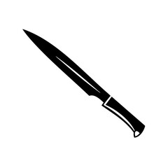 letter opener icon, letter opener silhouette vector illustration-simple silhouette illustration of letter opener, perfect for letter opener logos and icons