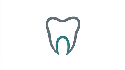 Obraz premium Dental Icon on White Background