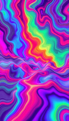 Obraz premium abstract psychedelic colorful wallpaper/ background