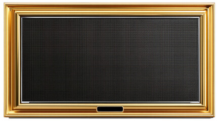 Golden Frame: An exquisite, ornate, and resplendent golden frame, poised as an elegant showpiece, epitomizes luxury, artistic appreciation, and a world of curated presentation.