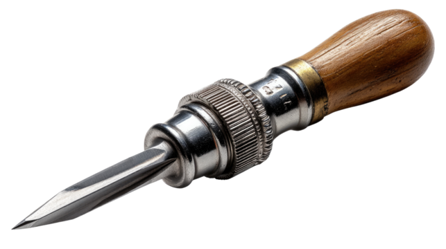 Precision Craft: A close-up shot of a specialized tool, crafted for intricate, detailed work, ready to enhance your projects. 