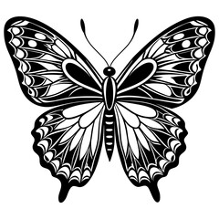 Download Butterfly Are Flying Silhouette Vector Art Illustration White Background  Svg File For Design.