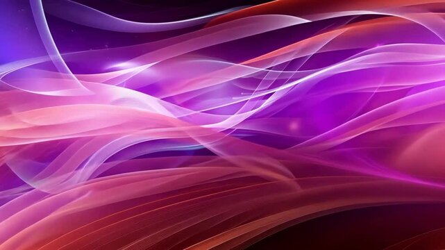 Sanfte Rosa Orange Chromatische Linienfluss Animation