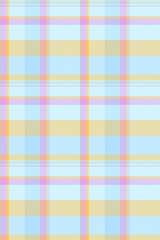 Machinery fabric seamless textile, underwear vector tartan background. Youth plaid texture pattern check in light and amber colors.